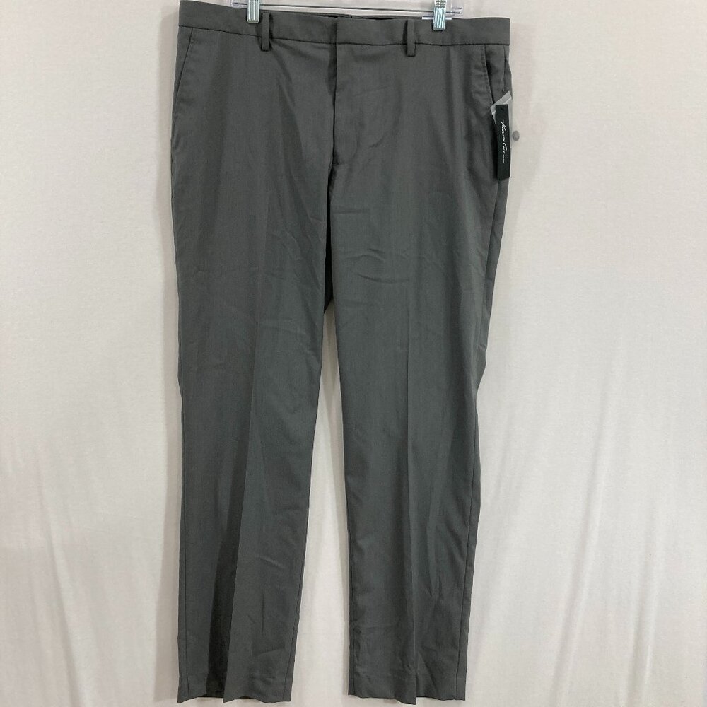 New Kenneth Cole Mens Pants size‎ 36/32 Gray Stretch Preppy Office Business